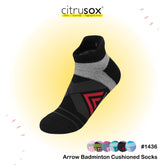 Arrow Badminton Cushioned Ankle Socks